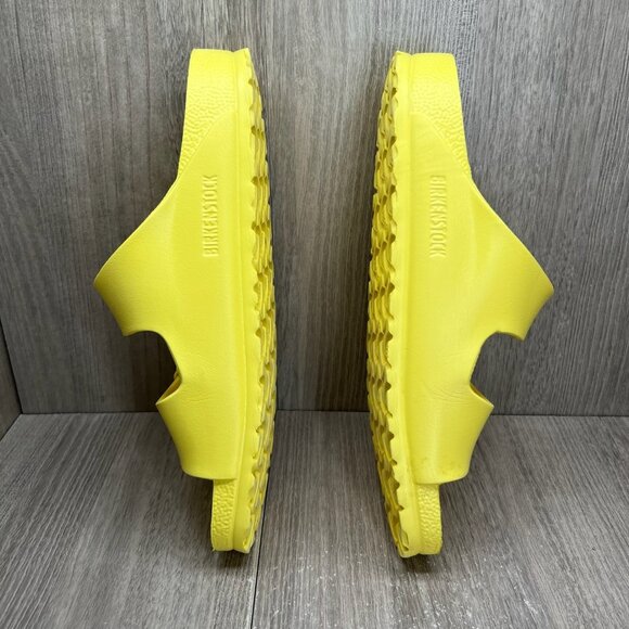 Birkenstock Arizona EVA Sandals Unisex Size L10 M8 Slip-on Slide Flexible Yellow - Picture 6 of 12